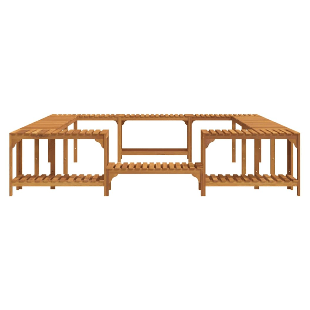 Brown Outdoor Hot Tub Enclosure – Square Design