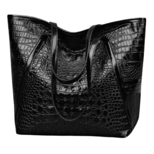 Yogodlns Crocodile Print Tote Bag – Large Capacity Shoulder Handbag